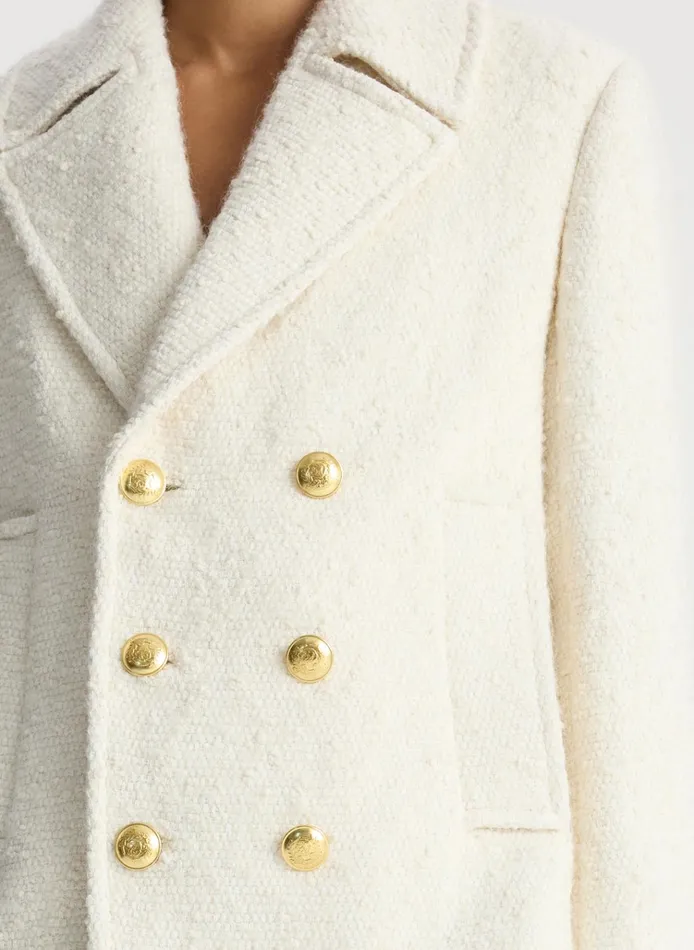 Women Jackets and Coats ALC Kensington Tweed Jacket Cream