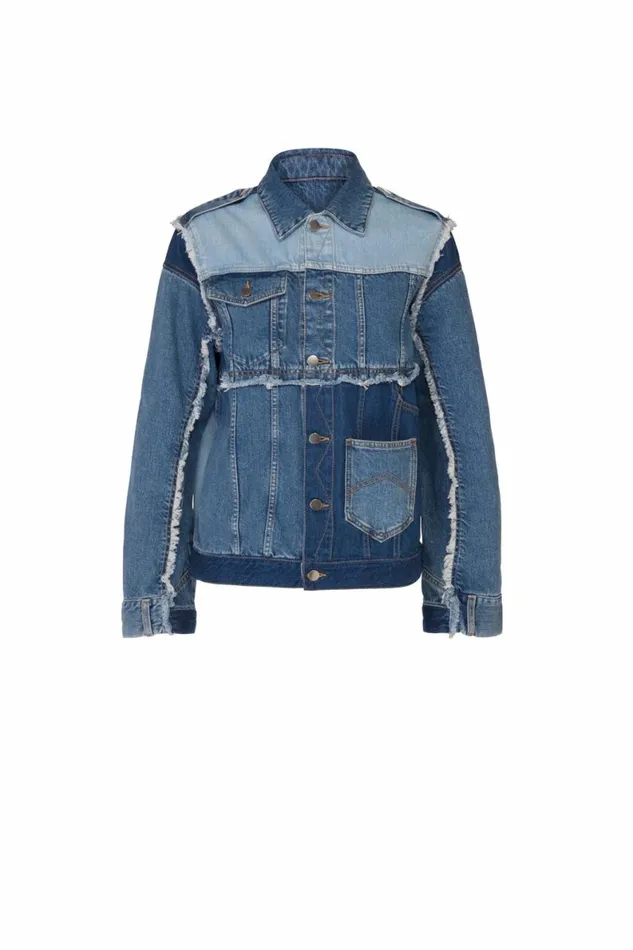 Women Jackets and Coats DODO BAR OR Jagger Jacket Denim