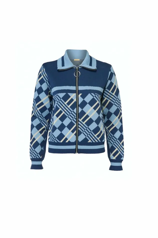 Women Jackets and Coats DODO BAR OR Paula Jacket Blue Combo