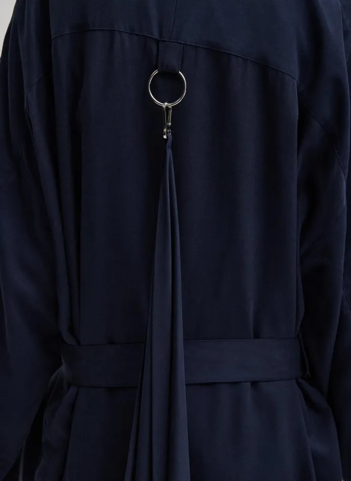 Women Jackets and Outerwear Tibi Lancaster Trench Navy