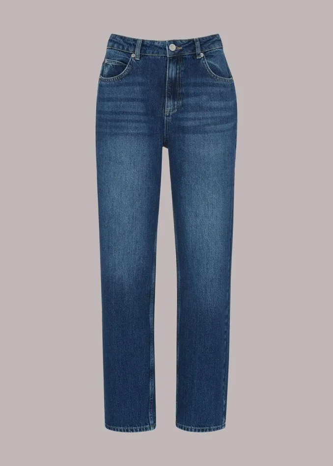 Women Jeans Whistles Denim Authentic Low Waist Jean