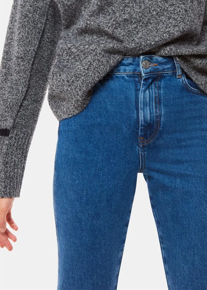 Women Jeans Whistles Denim Authentic Slim Frayed Jean