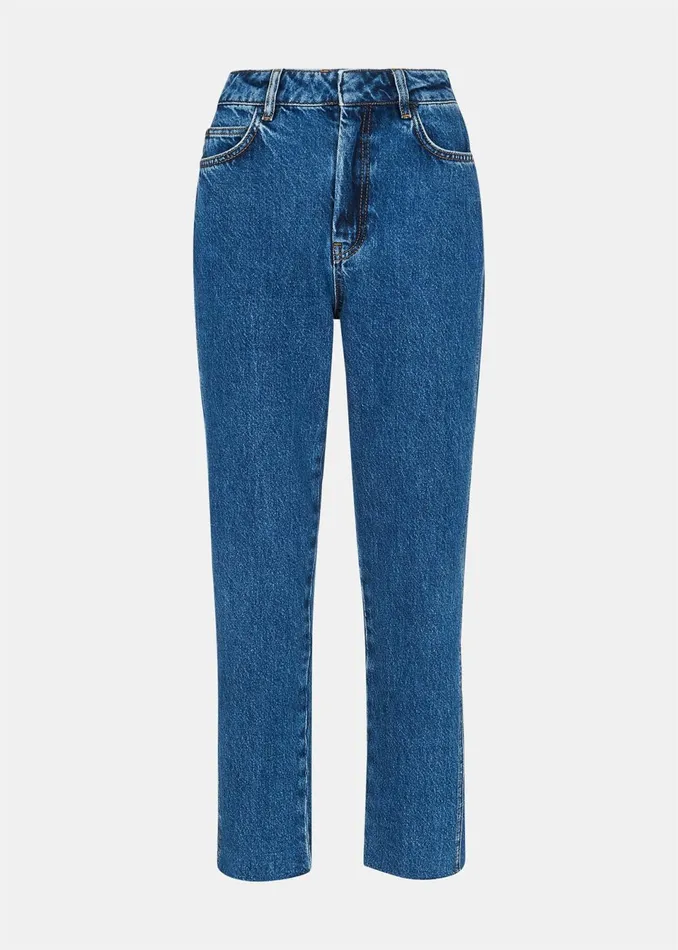Women Jeans Whistles Denim Authentic Slim Frayed Jean