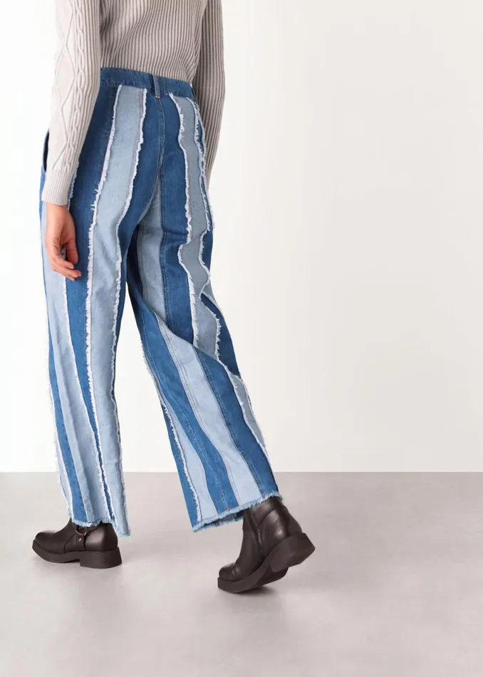 Women Jeans Whistles Denim Macie Vertical Patchwork Jean