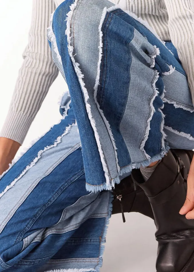 Women Jeans Whistles Denim Macie Vertical Patchwork Jean