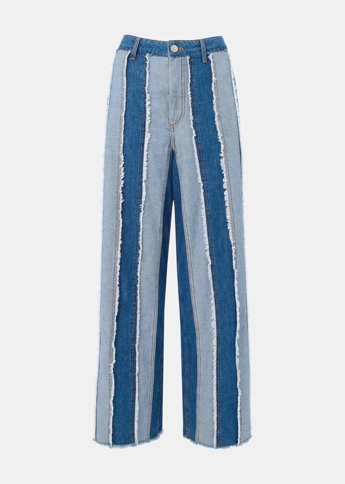 Women Jeans Whistles Denim Macie Vertical Patchwork Jean