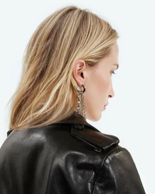 Women Jewelry The Kooples Set Of 2 Silver Earrings Silver