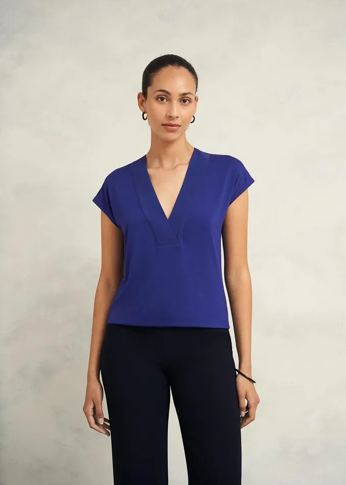 Women Jonie Top Shore Blue Hobbs Tops