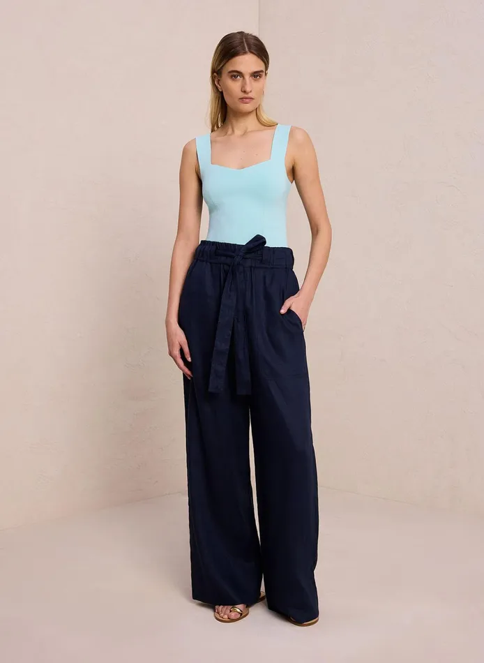 Women Knitwear ALC Jordana Knit Top Turquoise