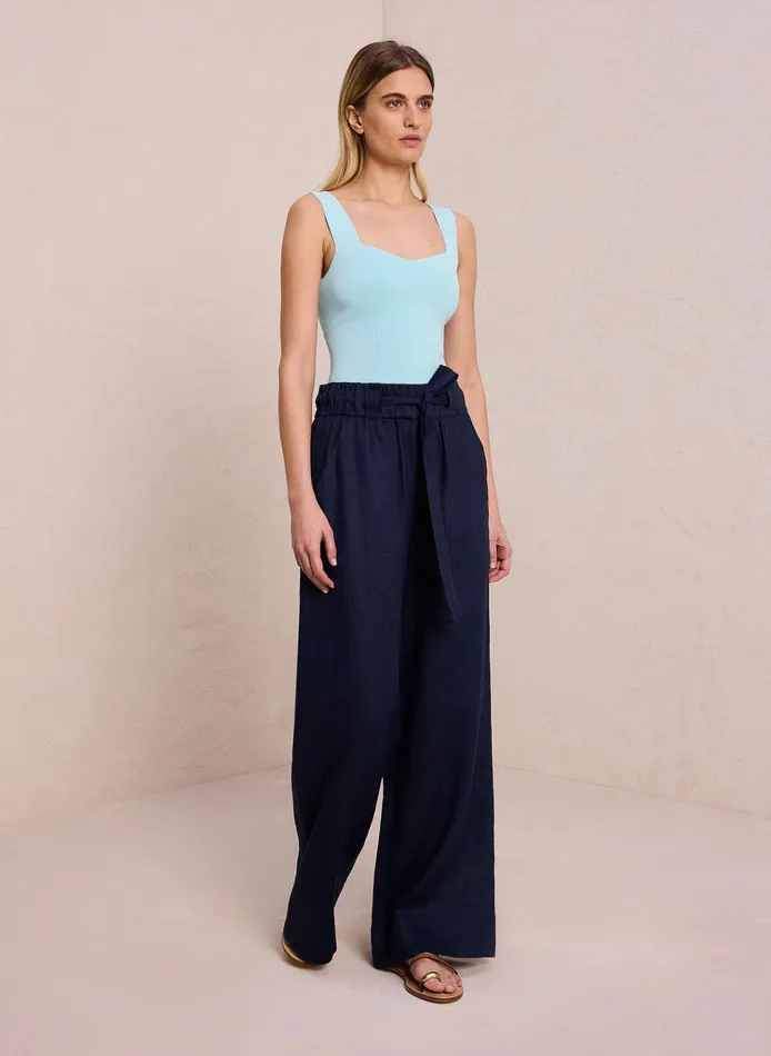 Women Knitwear ALC Jordana Knit Top Turquoise