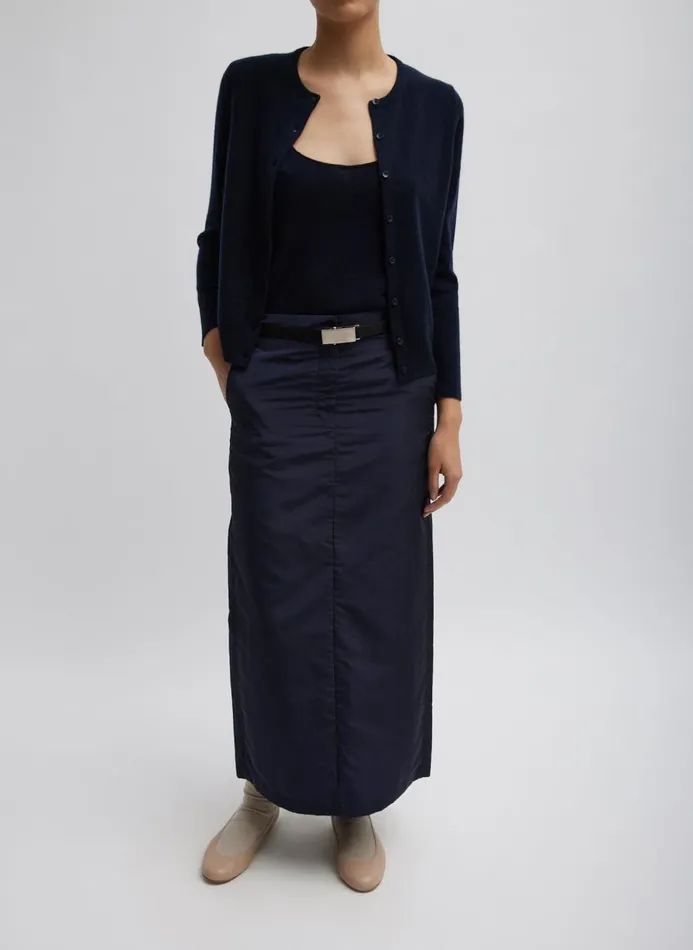 Women Knitwear and Sweatshirts Tibi Washable Cashmere Shrunken Cardigan Navy