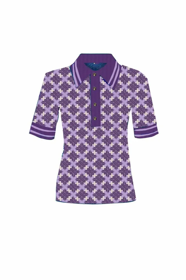Women Knitwear DODO BAR OR Ruby Shirt Purple Combo