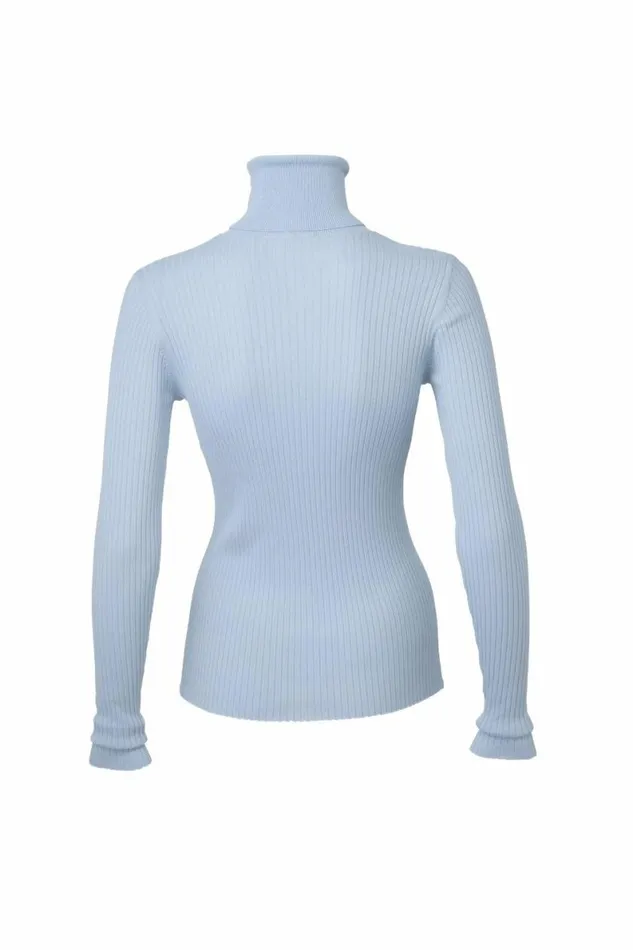 Women Knitwear DODO BAR OR Stacy Turtleneck Light Blue