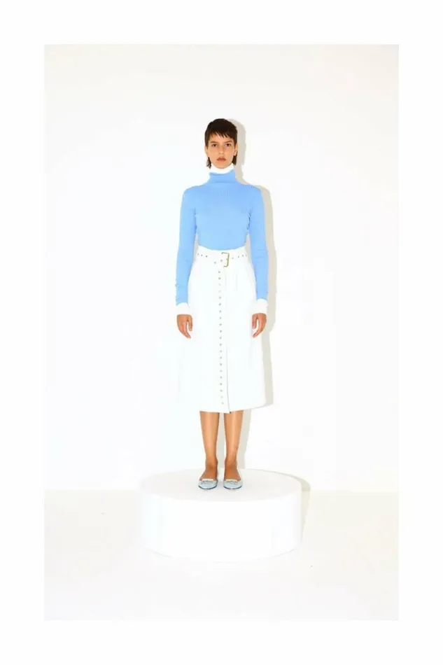 Women Knitwear DODO BAR OR Stacy Turtleneck Light Blue