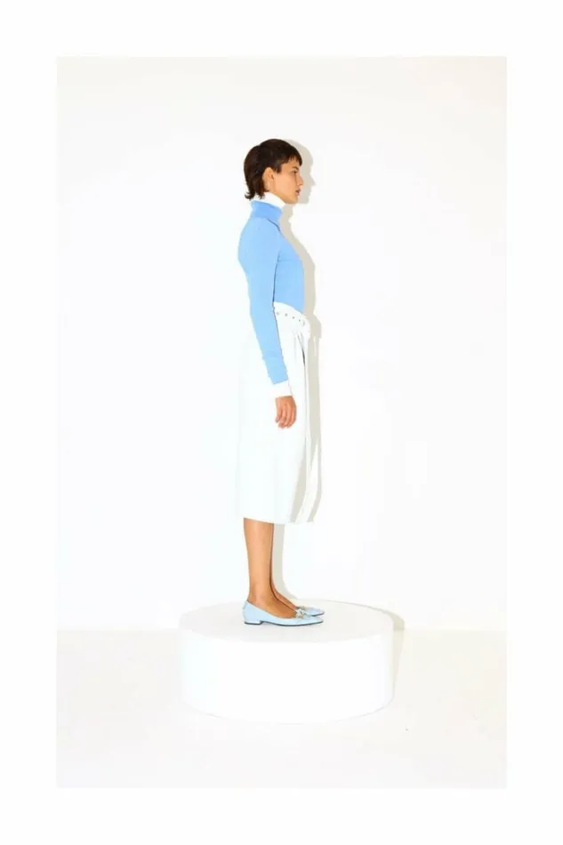 Women Knitwear DODO BAR OR Stacy Turtleneck Light Blue