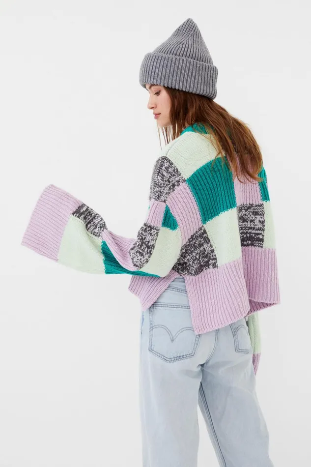 Women Knitwear For Love and Lemons Finley Sweater Green Women Knitwear For Love and Lemons Finley Sweater Green