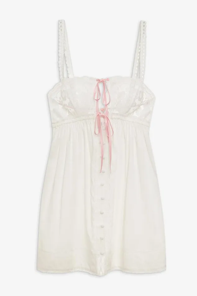 Women Lingerie For Love and Lemons Alexa Slip Dress White Women Lingerie For Love and Lemons Alexa Slip Dress White