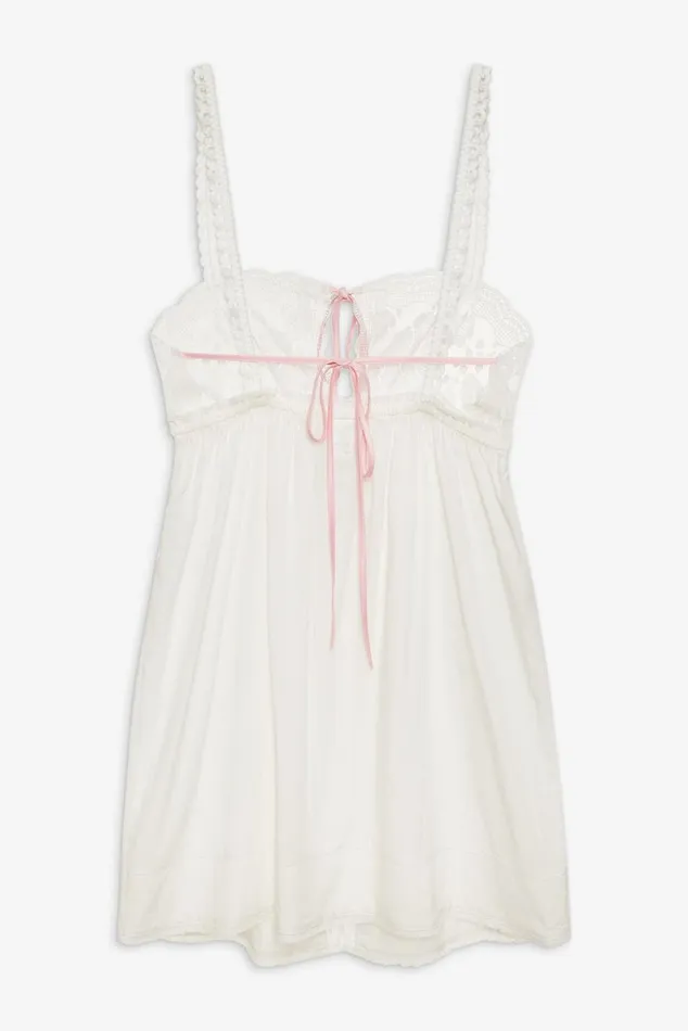 Women Lingerie For Love and Lemons Alexa Slip Dress White Women Lingerie For Love and Lemons Alexa Slip Dress White