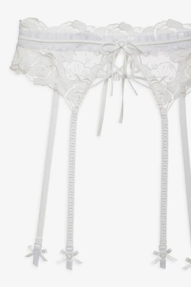 Women Lingerie For Love and Lemons Amore Garter Belt White Women Lingerie For Love and Lemons Amore Garter Belt White