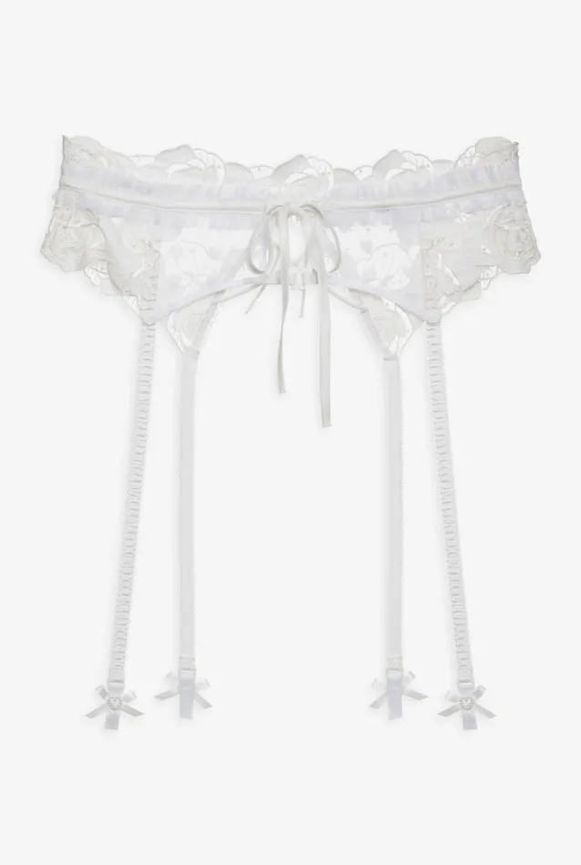 Women Lingerie For Love and Lemons Amore Garter Belt White Women Lingerie For Love and Lemons Amore Garter Belt White
