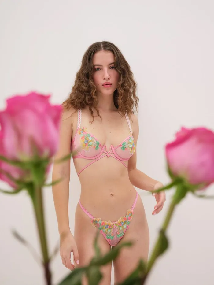 Women Lingerie For Love and Lemons Berry Patch Underwire Bra Pink Women Lingerie For Love and Lemons Berry Patch Underwire Bra Pink
