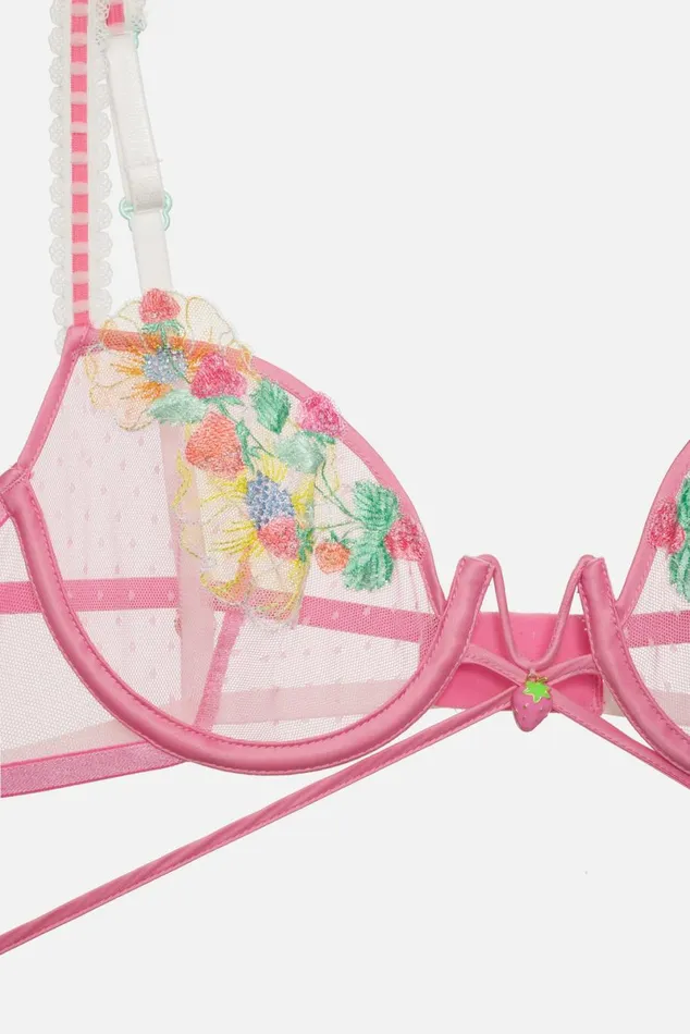 Women Lingerie For Love and Lemons Berry Patch Underwire Bra Pink Women Lingerie For Love and Lemons Berry Patch Underwire Bra Pink