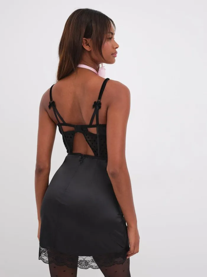 Women Lingerie For Love and Lemons Caprice Slip Dress Black Women Lingerie For Love and Lemons Caprice Slip Dress Black