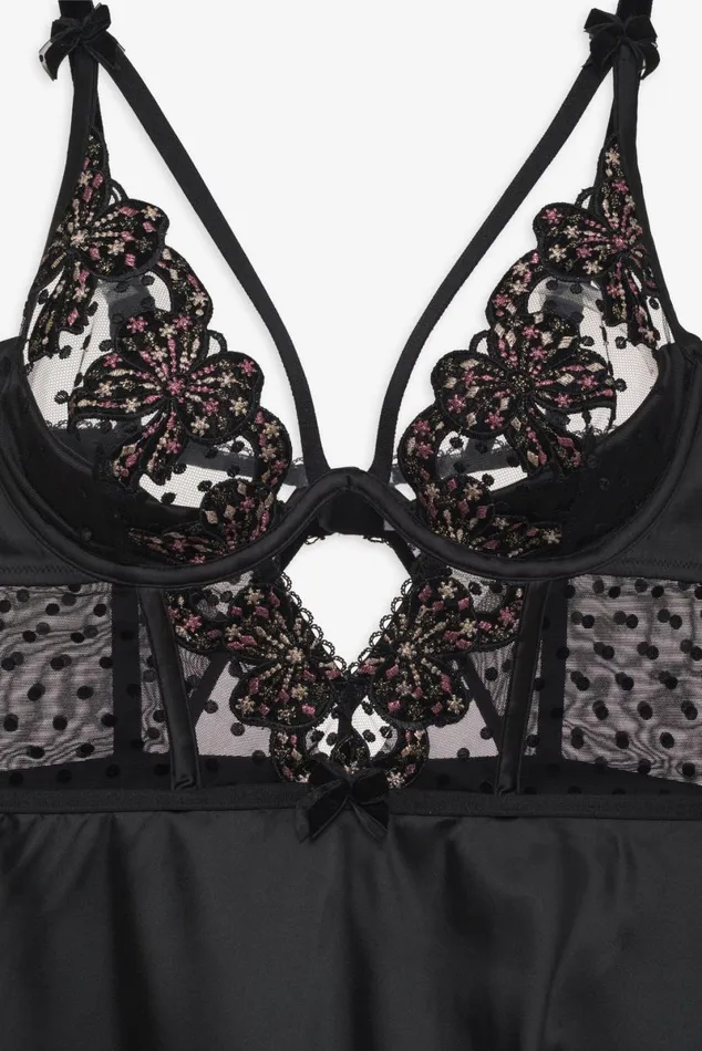 Women Lingerie For Love and Lemons Caprice Slip Dress Black Women Lingerie For Love and Lemons Caprice Slip Dress Black