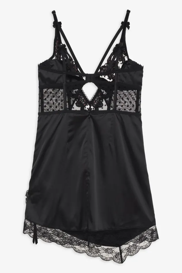 Women Lingerie For Love and Lemons Caprice Slip Dress Black Women Lingerie For Love and Lemons Caprice Slip Dress Black