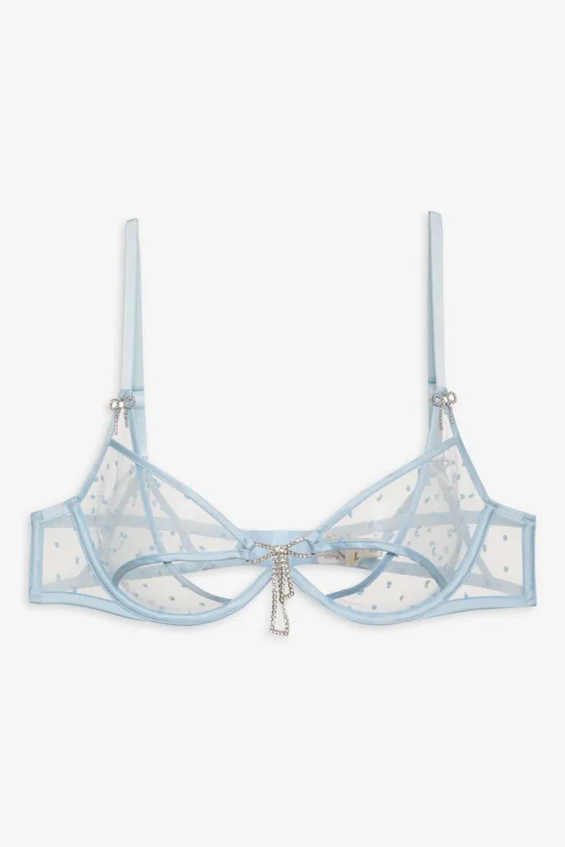 Women Lingerie For Love and Lemons Izzy Underwire Bra Blue Women Lingerie For Love and Lemons Izzy Underwire Bra Blue