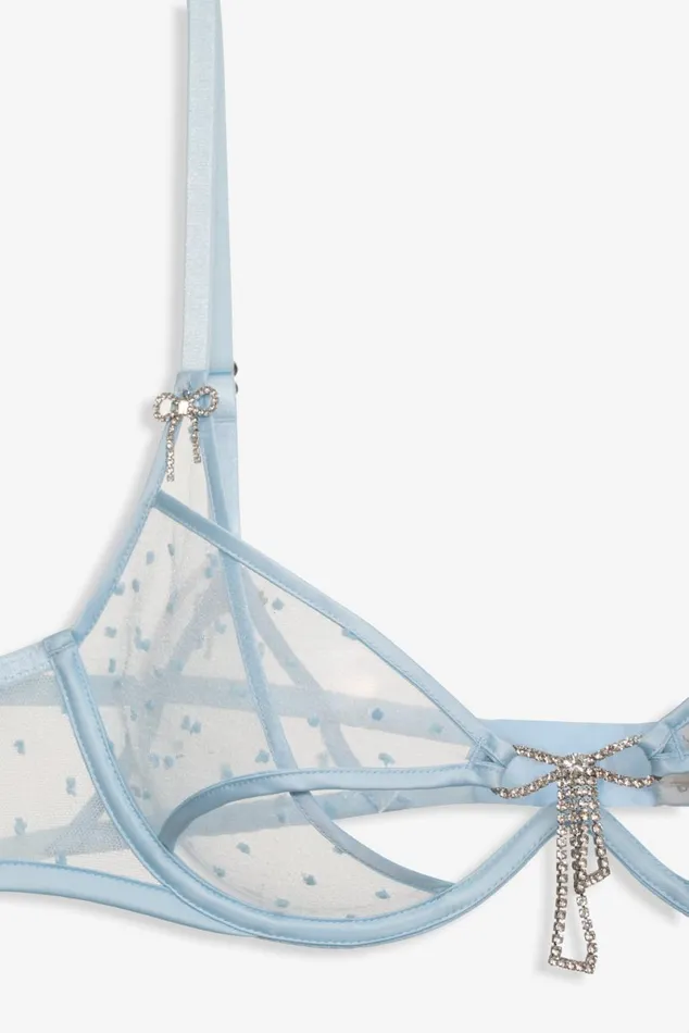 Women Lingerie For Love and Lemons Izzy Underwire Bra Blue Women Lingerie For Love and Lemons Izzy Underwire Bra Blue