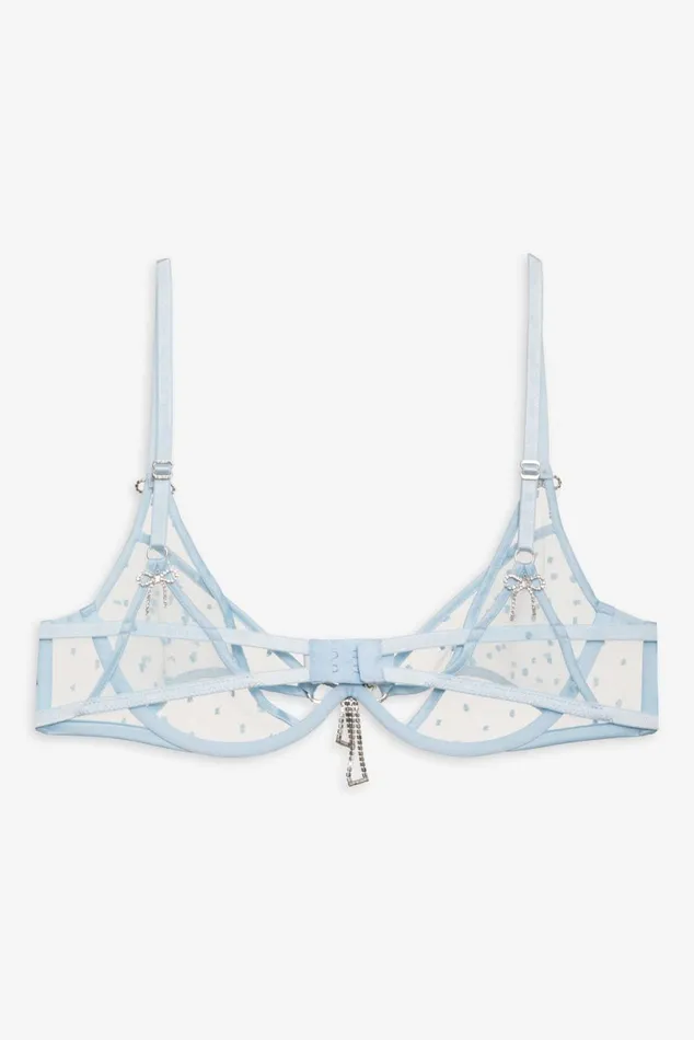 Women Lingerie For Love and Lemons Izzy Underwire Bra Blue Women Lingerie For Love and Lemons Izzy Underwire Bra Blue