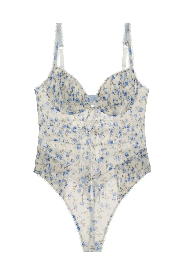Women Lingerie For Love and Lemons Lottie Bodysuit White Women Lingerie For Love and Lemons Lottie Bodysuit White