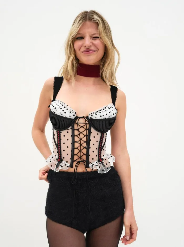 Women Lingerie For Love and Lemons Lucinda Bustier Black Women Lingerie For Love and Lemons Lucinda Bustier Black