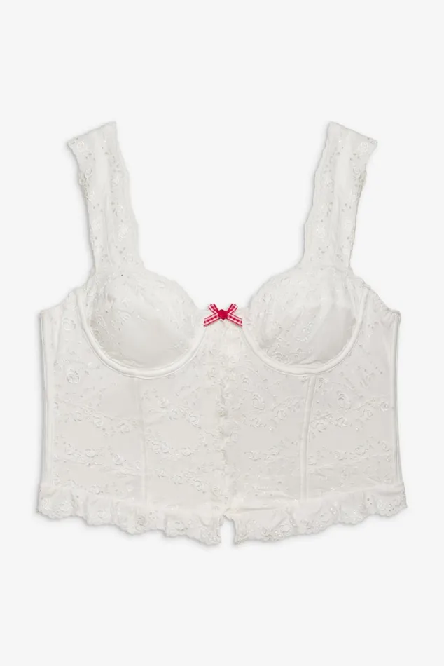 Women Lingerie For Love and Lemons Martha Bustier White Women Lingerie For Love and Lemons Martha Bustier White