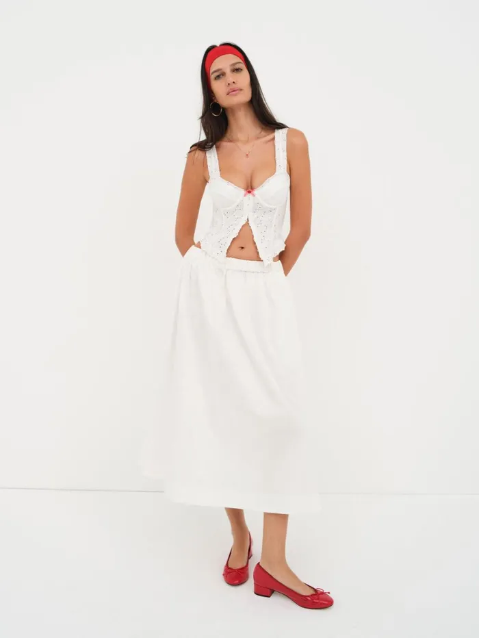 Women Lingerie For Love and Lemons Martha Bustier White Women Lingerie For Love and Lemons Martha Bustier White