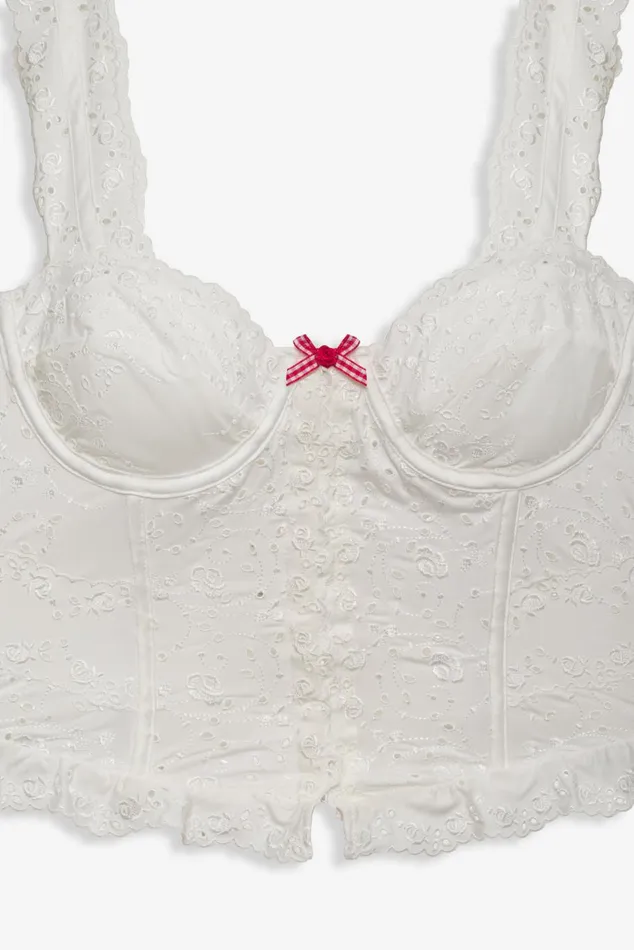 Women Lingerie For Love and Lemons Martha Bustier White Women Lingerie For Love and Lemons Martha Bustier White