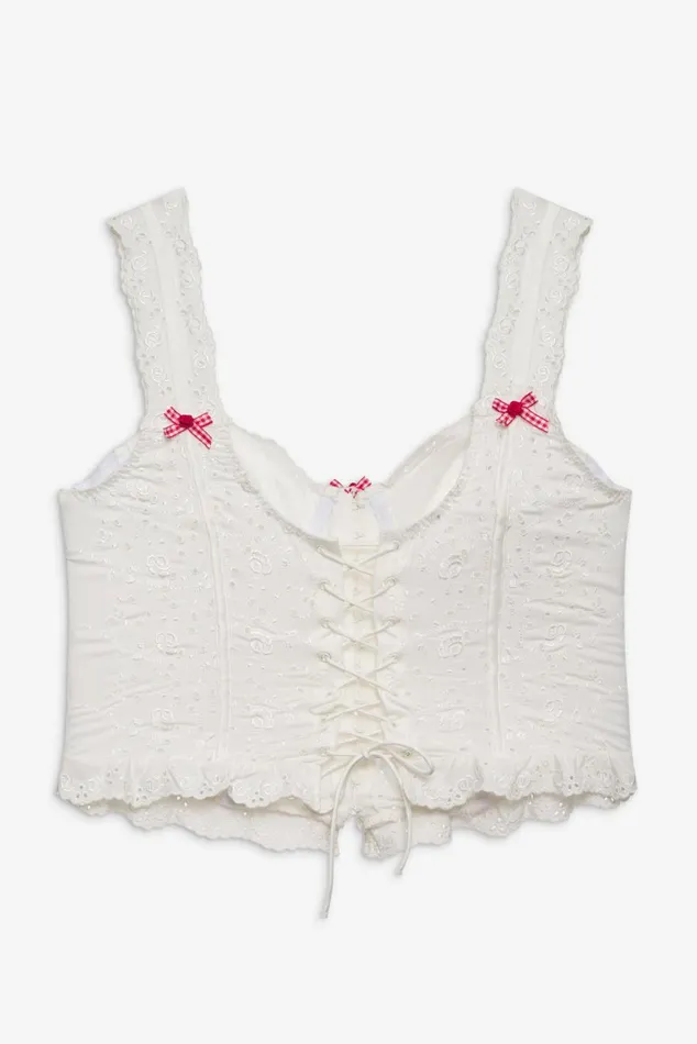 Women Lingerie For Love and Lemons Martha Bustier White Women Lingerie For Love and Lemons Martha Bustier White