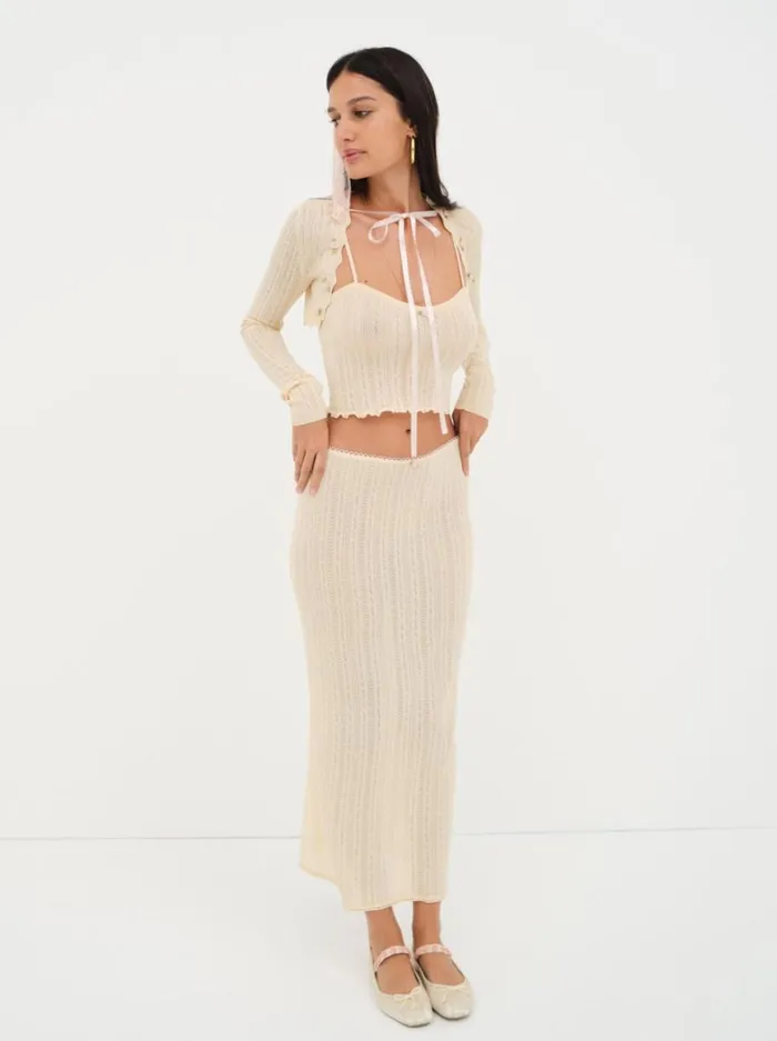 Women Lingerie For Love and Lemons Mydna Shrug Neutral Women Lingerie For Love and Lemons Mydna Shrug Neutral
