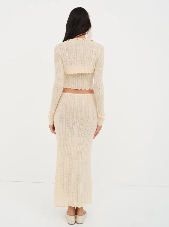 Women Lingerie For Love and Lemons Mydna Shrug Neutral Women Lingerie For Love and Lemons Mydna Shrug Neutral