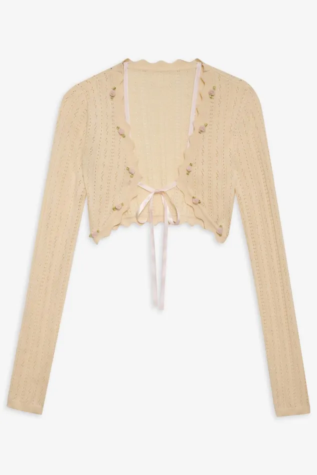 Women Lingerie For Love and Lemons Mydna Shrug Neutral Women Lingerie For Love and Lemons Mydna Shrug Neutral