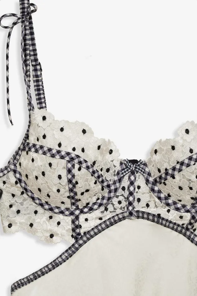 Women Lingerie For Love and Lemons Odette Slip Dress White Women Lingerie For Love and Lemons Odette Slip Dress White