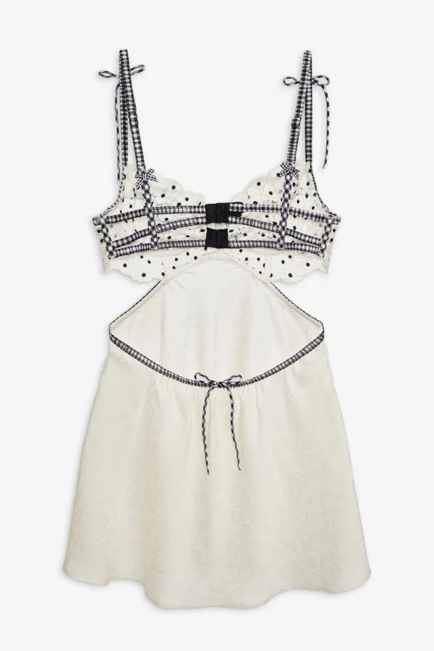 Women Lingerie For Love and Lemons Odette Slip Dress White Women Lingerie For Love and Lemons Odette Slip Dress White