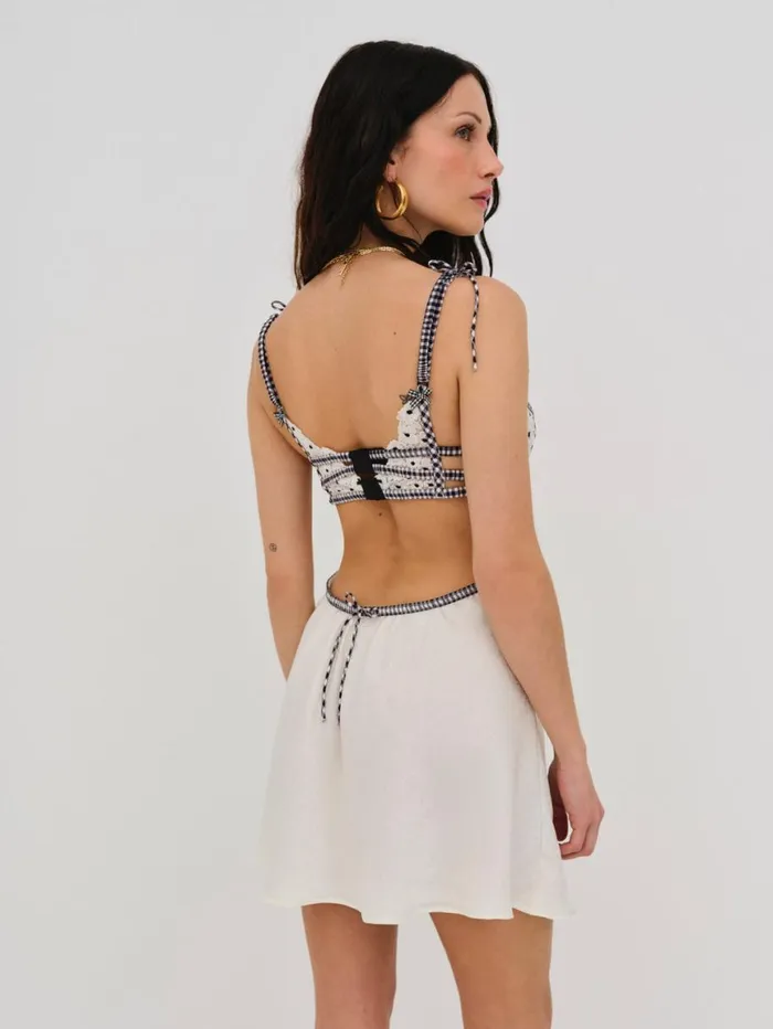 Women Lingerie For Love and Lemons Odette Slip Dress White Women Lingerie For Love and Lemons Odette Slip Dress White