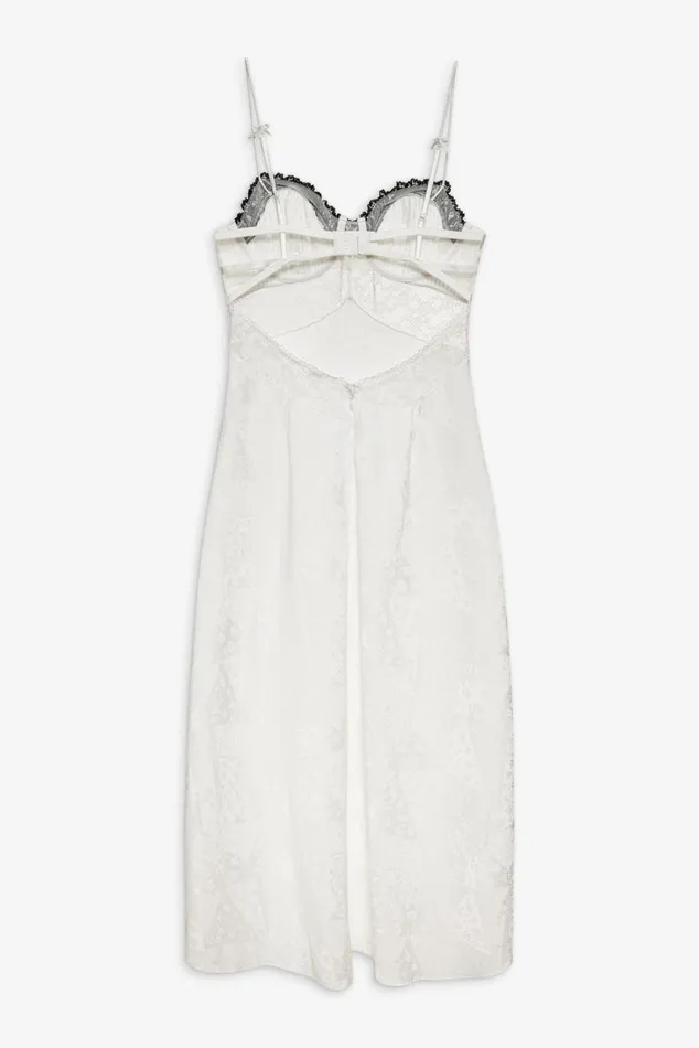Women Lingerie For Love and Lemons Whitney Midi Slip Dress White Women Lingerie For Love and Lemons Whitney Midi Slip Dress White