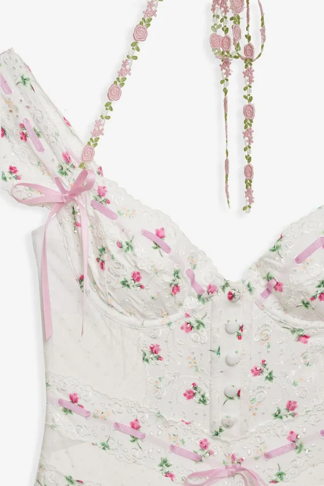 Women Lingerie For Love and Lemons Xander Teddy White Women Lingerie For Love and Lemons Xander Teddy White