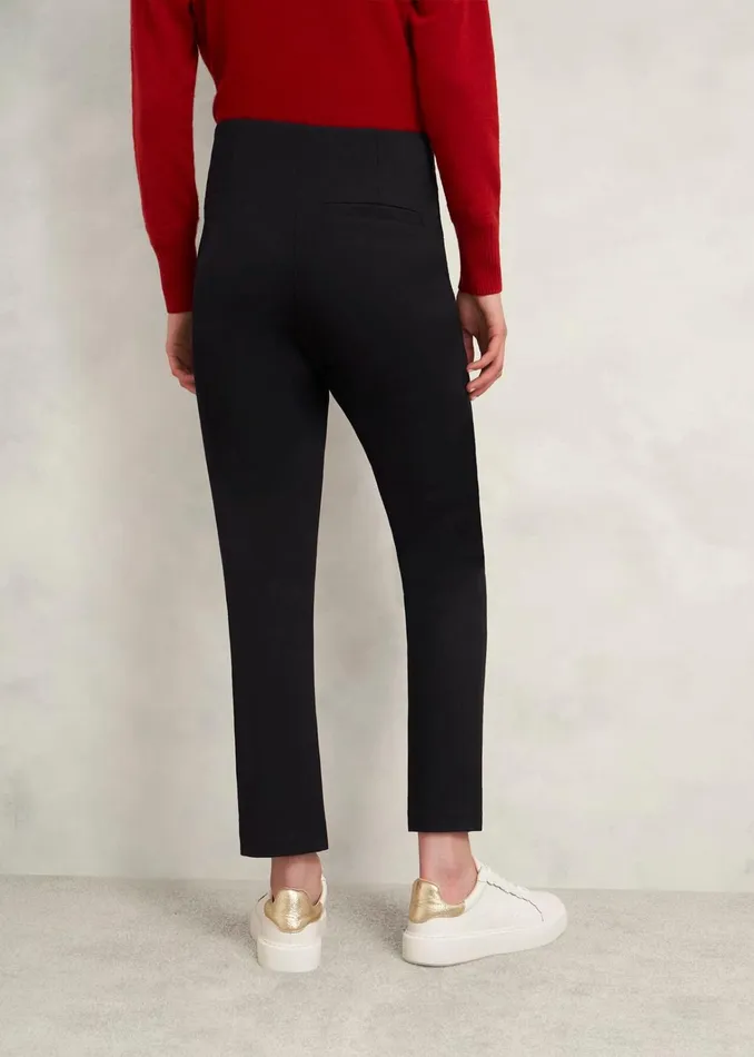 Women Lola Ponte Trousers Black Hobbs Trousers
