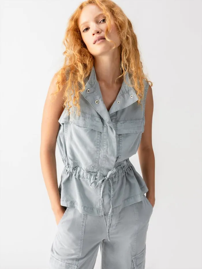 Women Lora Surplus Vest Eucalyptus Sanctuary Clothing Jackets and Outerwear