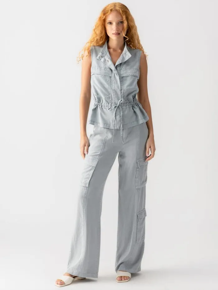 Women Lora Surplus Vest Eucalyptus Sanctuary Clothing Jackets and Outerwear