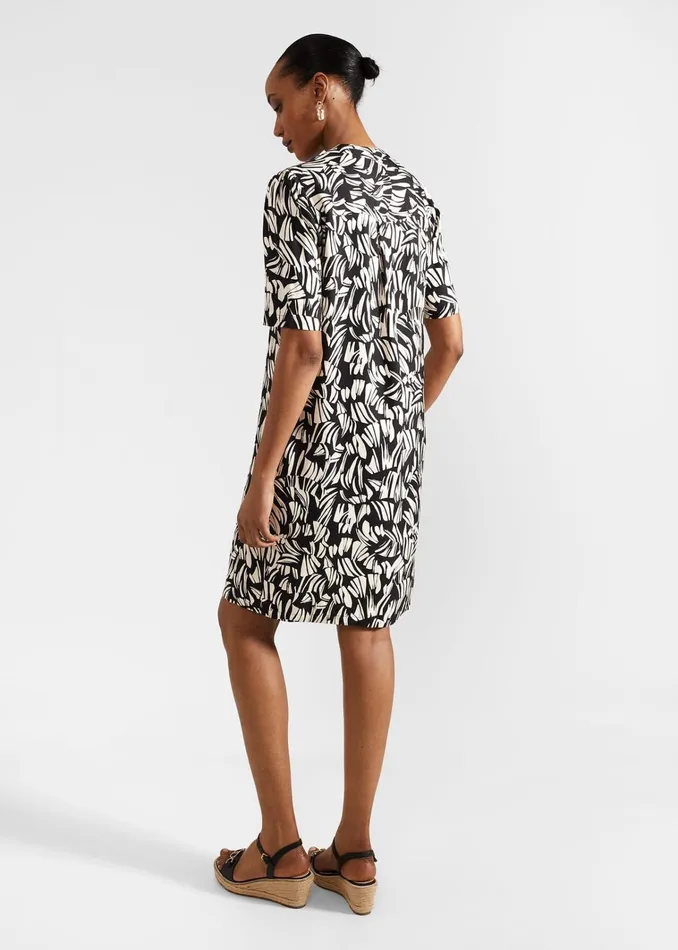 Women Lucille Dress Black Cream Hobbs Dresses and Jumpsuits